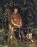 Pierre Renoir Alfred Berard and his Dog Spain oil painting artist